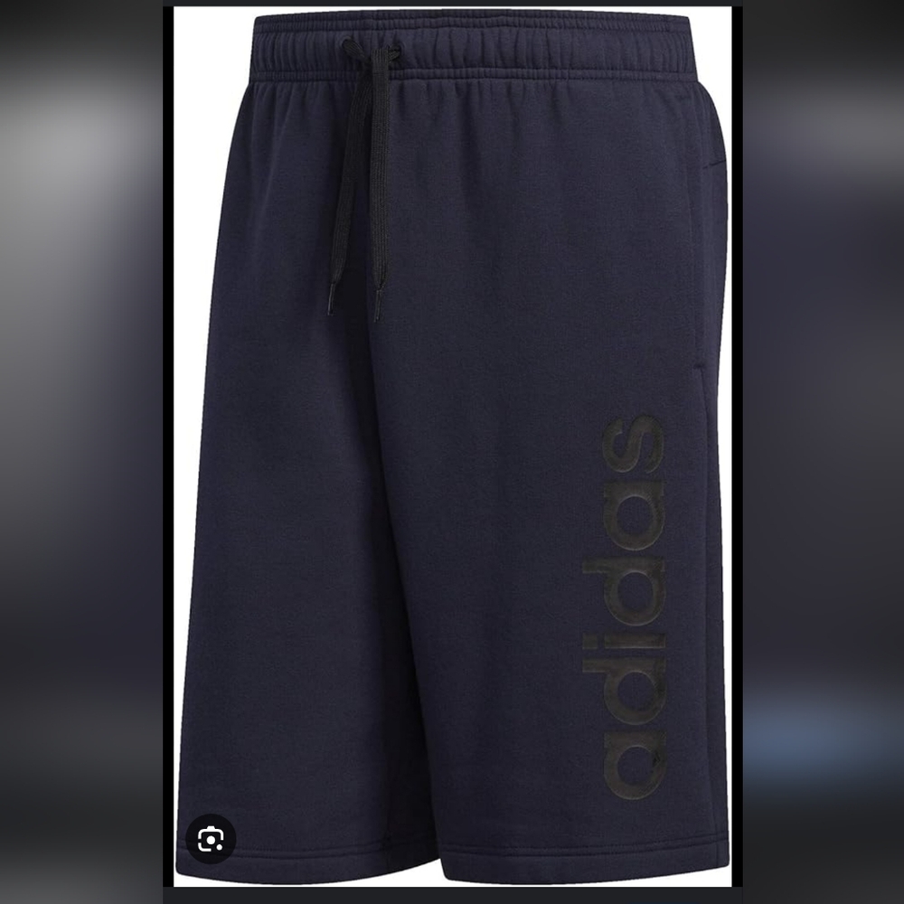 Adidas Men's Dark Blue Athletic Shorts